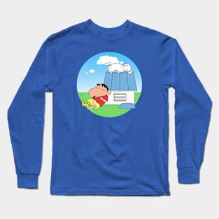 Crayon Nuts Long Sleeve T-Shirt